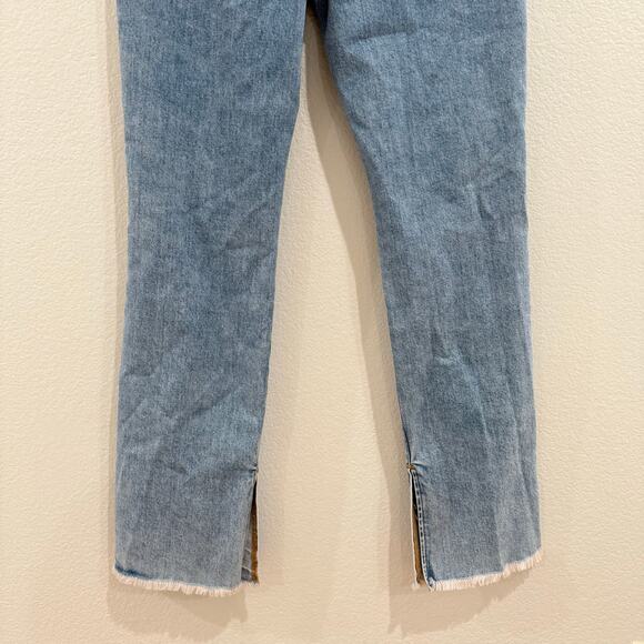 NWT Good American Good Boy Release Hem High Waist Boyfriend Jeans Size 6/28 - Picture 8 of 12